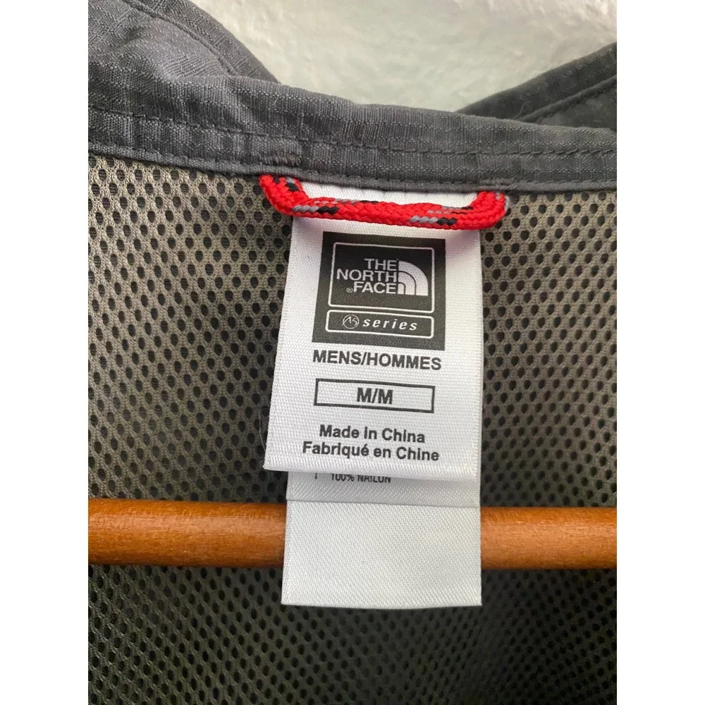 The North Face A5 Series Mens Medium Gray Nylon Ripstop Hiking Shirt AH5N